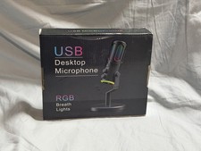 USB Desktop Streaming Microphone. RGB Lights. Echo Control For Gaming/Streaming