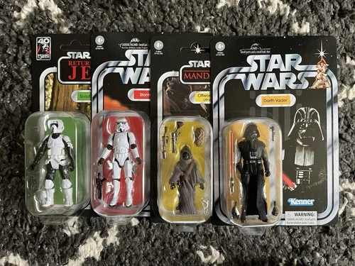 Star Wars Vintage Collection Stormtrooper Biker Scout Vader Troop Builder Lot