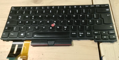 Clavier Lenovo Thinkpad Qwertz allemand Rétroéclairé pour T490 T495 T480S - Photo 1/3