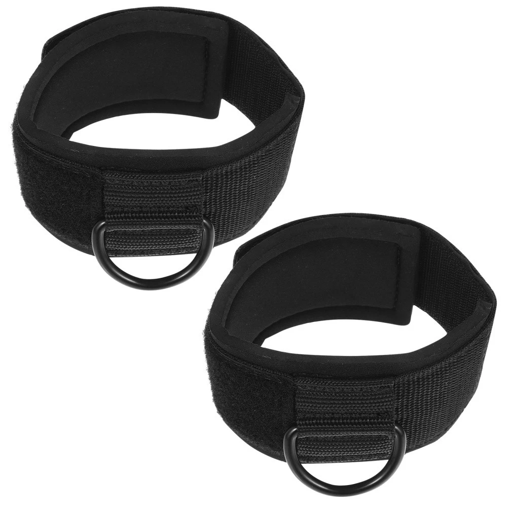 2Pcs Practical Portable Ankle Bands Adjustable Buckle Design for Workout