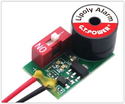Robitronic - Lipo Alarm 2-3s for low batteries or to search model
