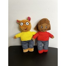 Arthur DW Plush Doll Set Kids TV Show PBS Stuffed Animal Toys