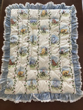 Vintage CLASSIC POOH COMFORTER SET for CRADLE - Red Calliope 1995