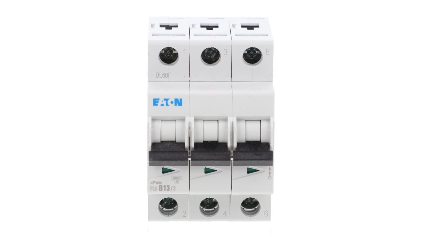 3P Overcurrent Switch B 13A 6kA AC PL6-B13/3 286588