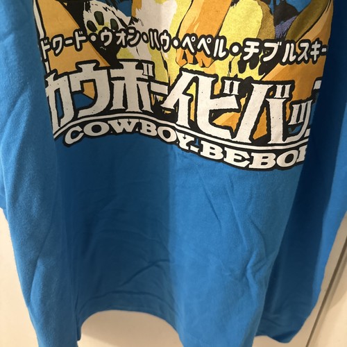 Cowboy Bebop w Edward and Ein Anime Manga Sunrise Graphic Tee Size XL 46-48 NWT - Picture 6 of 11
