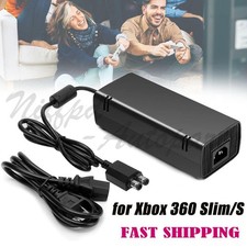 NEW Power Supply Adapter For Microsoft Xbox 360 Slim/S with LED Indicator