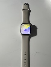 Apple Watch Series 7 41mm Aluminum Case with Sport Band - Starlight, Regular...