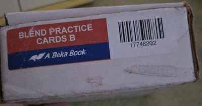 Abeka Blend Practice Cards B
