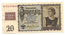 20 marek kuponowych 1948 ro. 336 (1) UNC 