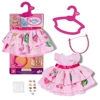 MGA ZAPF CREATION GMBH BABY born Kleid mit Pinplay 43cm