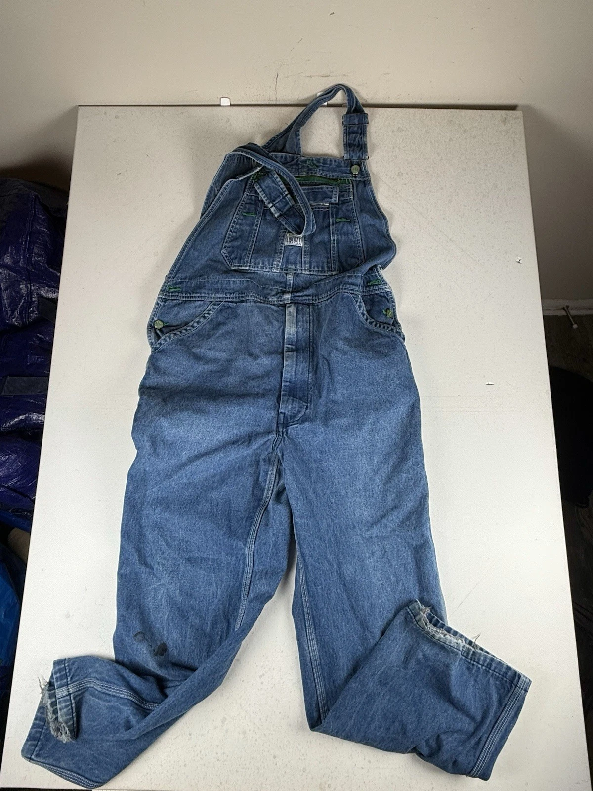 Liberty Overalls Mens 38x30 Blue Denim Bibs Workwear Farm Outdoor Ranch Chore
Opens in a new window 