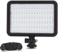 Focus Camera Video Light 204 LED Dimmable, Ultra Slim and High Power On-Camera