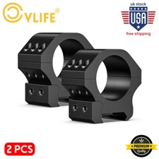 30mm Tube Scope Rings Medium Profile Scope Compatible with Picatinny Rail - 2PCS