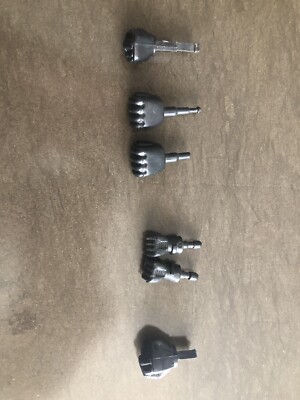 LOT OF SIX VINTAGE ROBOT STRAINS RAT FISTS as pictured. Two are paired