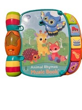 VTech Animal Rhymes Music Book With Interactive Pages Tested And Works