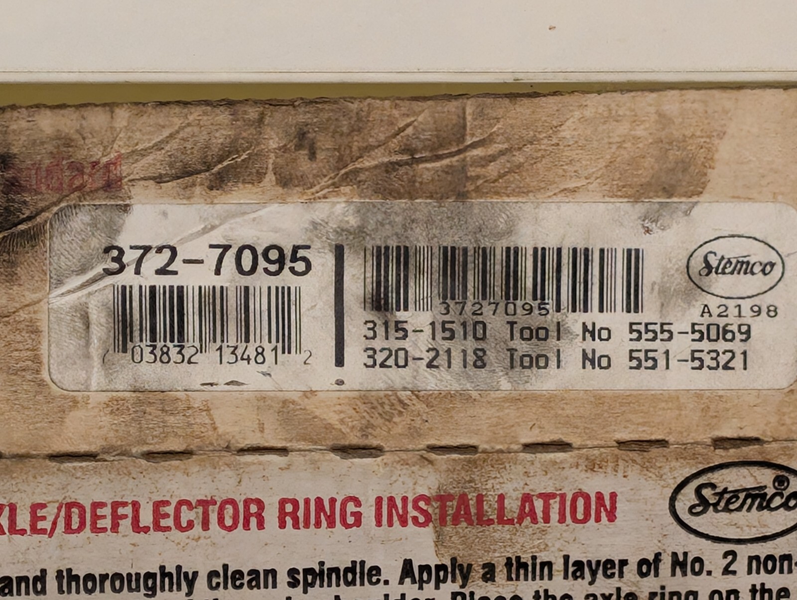 Stemco 372-7095 Grit Guard Wheel Hub Seal - Unused