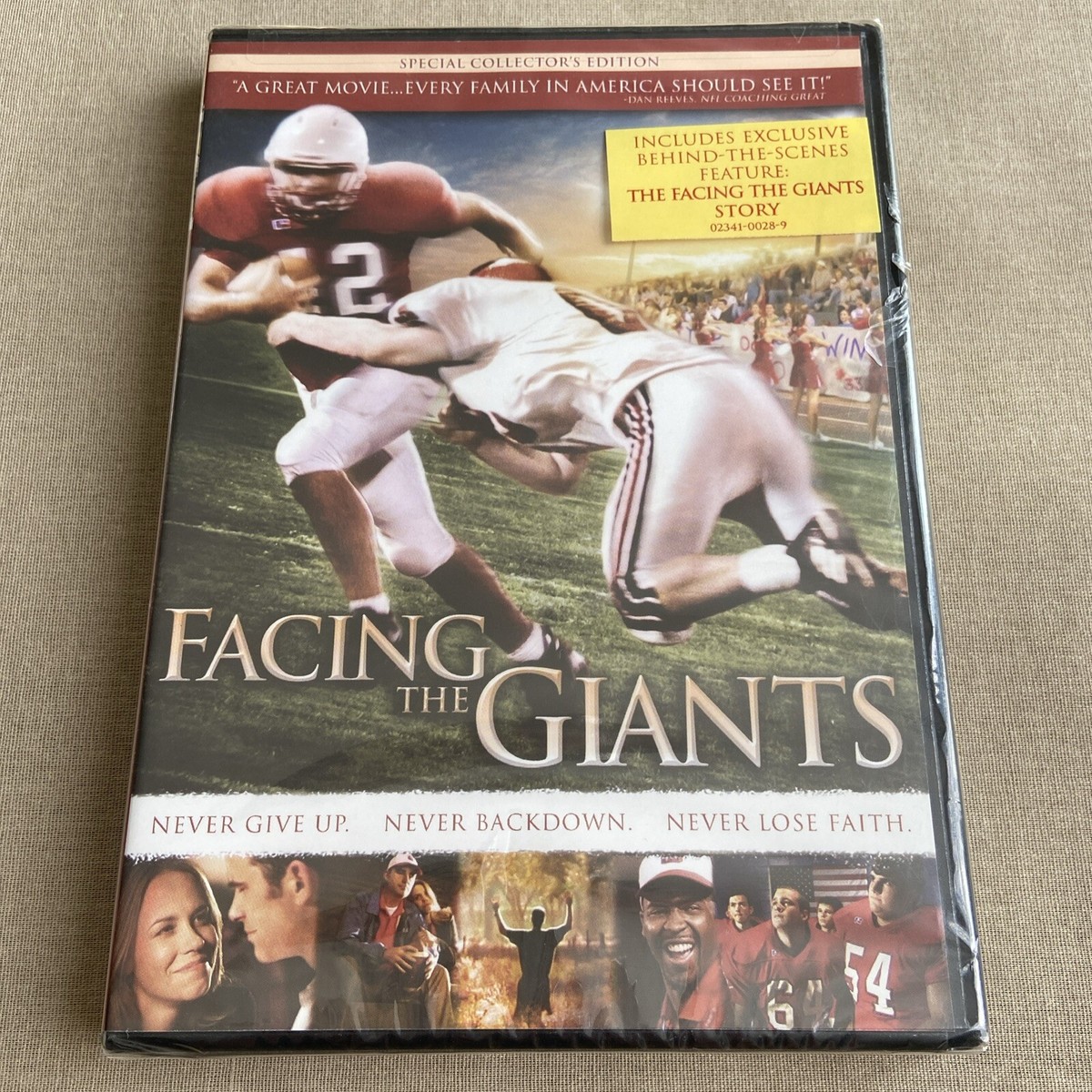 Facing The Giants (DVD Special Edition 2006) Football Drama Alex