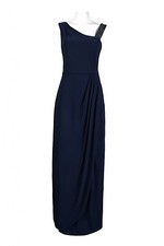 Decode Size Women's Side Draped Long Dress Gown Size 0