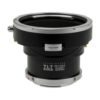 Fotodiox ProTLT Tilt/Shift Objektivadapter für Pentax 6x7Linse an Canon RF