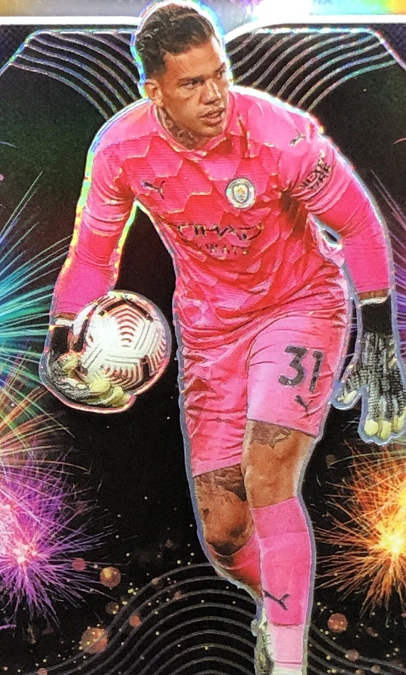 2020-21 Prizm Premier League EDERSON /25 “FIREWORKS” ORANGE PRIZM SSP No. 24 🎆 - Image 4 of 4