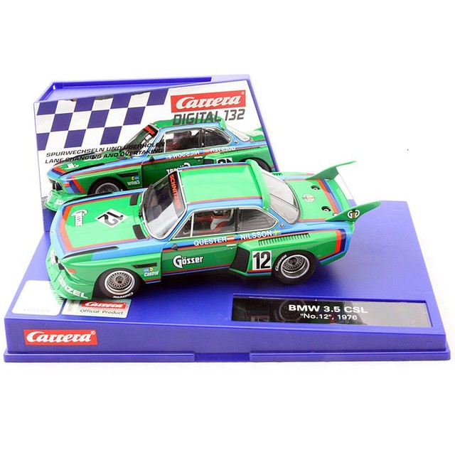 1976 BMW 3.5 CSL No 12 Carrera Digital 1 32 Scale Slot Car 20030897 for