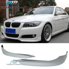 Fits 09-12 BMW E90 3-Series OE Style Front Lip Splitter Painted #300 White
