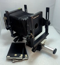 Omega View 45D 4x5 Large Format Camera - Rotating Back, Lens Board, Ground Glass