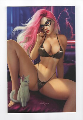 Skyline #1 Sidney Augusto Black Cat Cosplay Virgin Bra Lingerie Variant (NM)