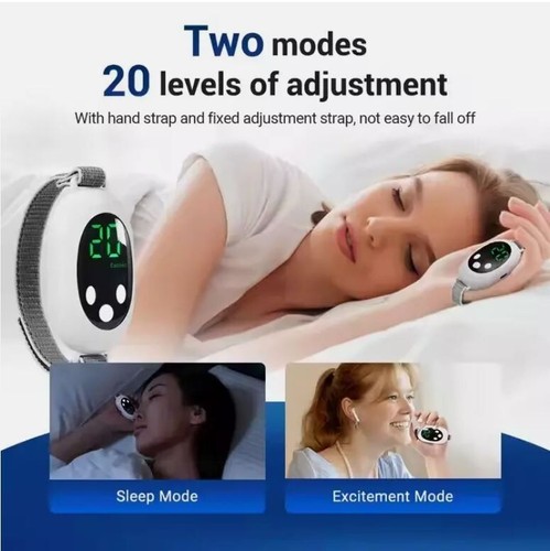 Massaggiatore sonno palmare stimolazione impulsi EMS sonno rapido dispositivo portatile aiuto sonno - Foto 11 di 11