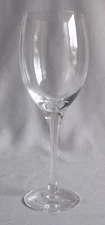 Claret Wine Goblet Glass Orrefors Crystal Illusion Clear Pattern 7 1/4"