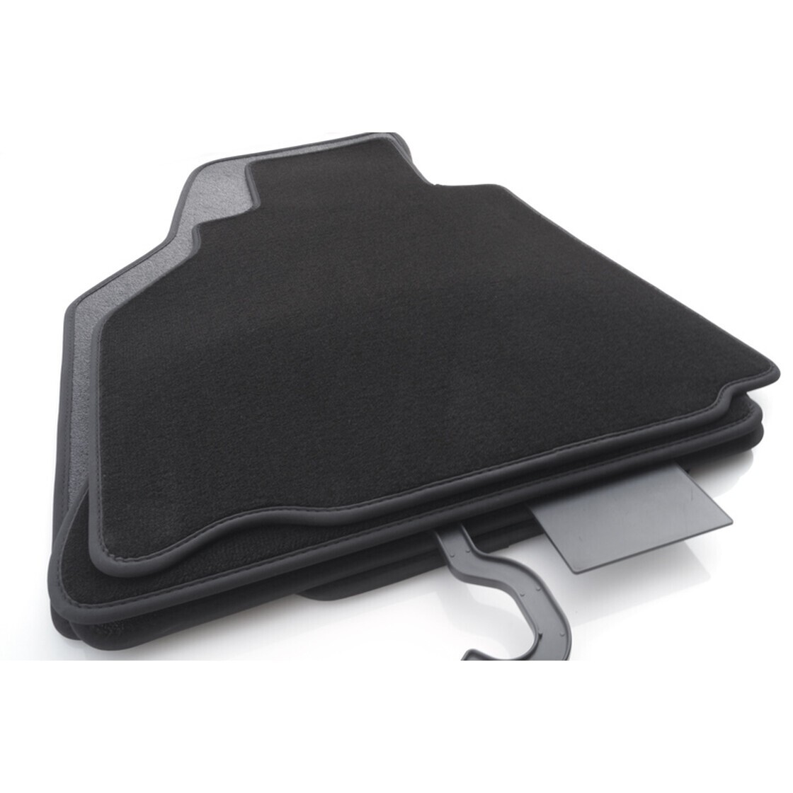 Tapis de sol Porsche 911 Carrera 996 en velours noir d'origine