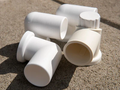 MWH Tisch Fußkappen Set/Bodengleiter weiß 4st., D=35 mm 2.Wahl 79469 / 940-35