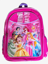 Disney Princess Belle Ariel Tiana Cinderella Snow White Aurora Large Backpack