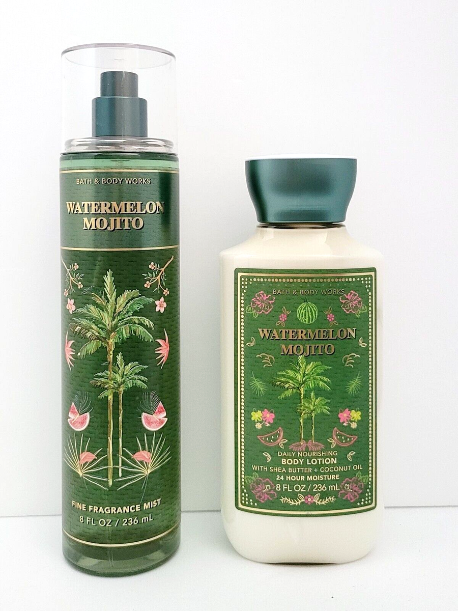 Bath & Body Works Watermelon Mojito Body Mist & Body Lotion 8 fl