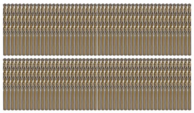 Cobalt Drill Bit Set 11/64'' M35 HSS Co Twist Jobber Metal Drill Steel-100Pcs