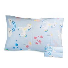 100 Cotton 210TC Kids Bedsheet, Twin Sheets Set for Toddler bed, 3 Piece