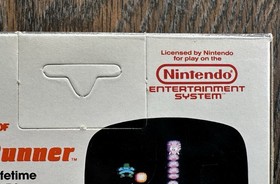 3-D WorldRunner FIRST PRINT Hangtab BOX & MANUAL ONLY Nintendo NES 1987 RARE🔥