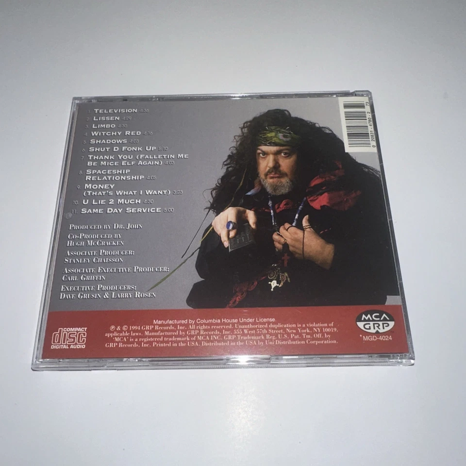 DR JOHN TELEVISION CD NOT SEALED Foto 2 de 2