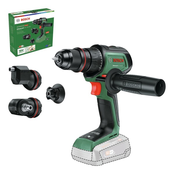 Bosch Akku-Bohrschrauber Advanceddrill 18V-80 Quicksnap Ohne Akku Mit 3...-image