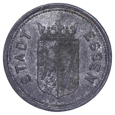 Allemagne Monnaie de nécessité 50 pfennig 1917 Essen Stadt - Zinc - Photo 1/2