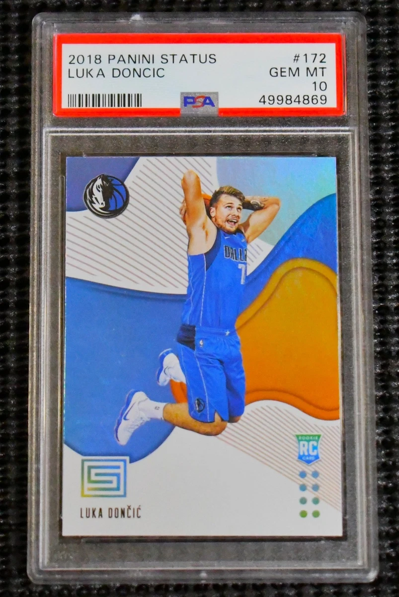 Luka Dončić 10 Graded Basketball Rookie Sports Trading Cards