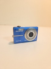 Olympus FE-370 Digital Camera Blue W/ Battery Charger