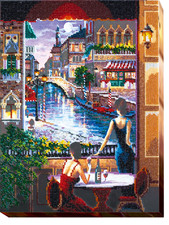 Bead Embroidery Kit "Playmates" Stitching Handmade Beadwork