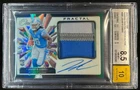 2023 Panini One Jahmyr Gibbs RC Auto Rookie Fractal Patch #/60 Lions BGS 8.5/10