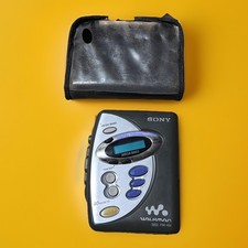 Vintage Sony Walkman WM-FX241 AM/FM Radio Cassette Player W/ Case Untested