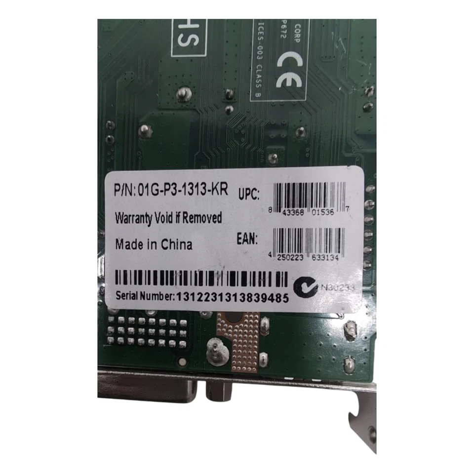 EVGA Nvidia GeForce 210 1GB DDR3 PCIe Video Card Model 01G-P3-1313-KR - Image 4 of 4