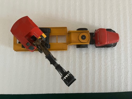 Macchine edili vintage pressofuse Tekno 1:50 e escavatore Siku ~1:60 - Foto 5 di 18