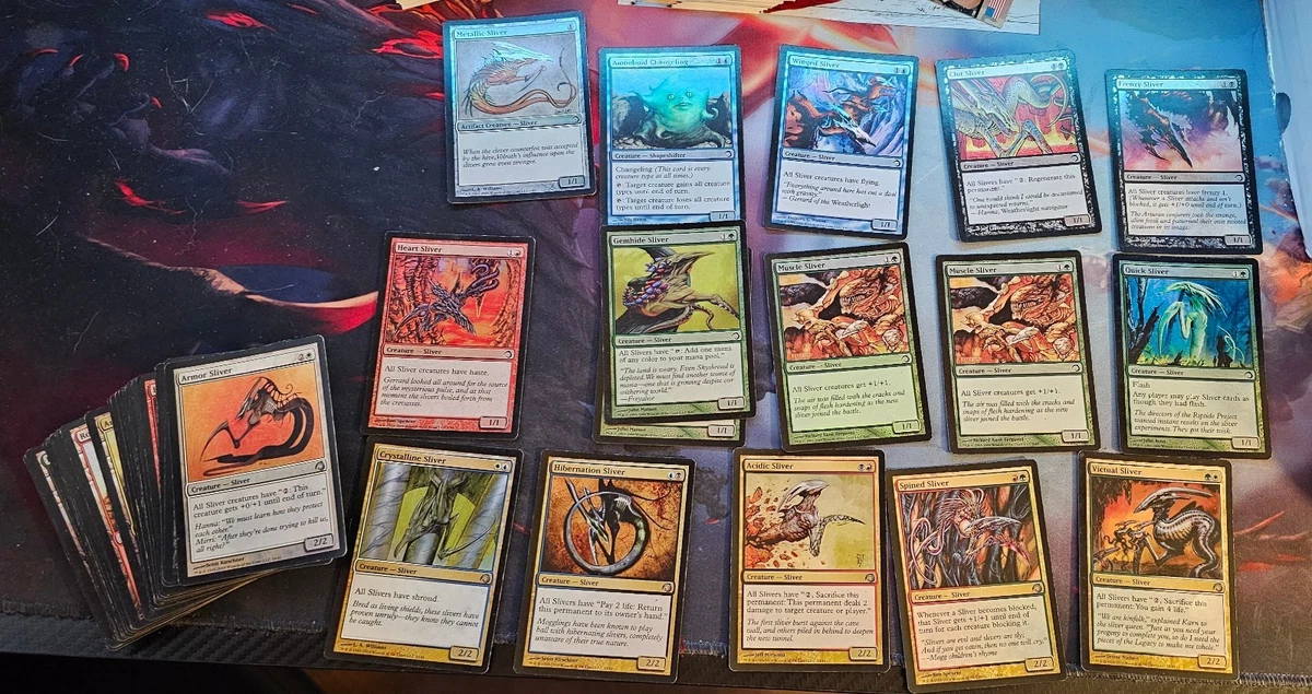 Artifact Foil Magic: The Gathering Premium Deck Series: Slivers