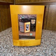 Vintage CD Storage Tower Spinner Rack for CDs & 4x6 Photos Retro Media Organizer