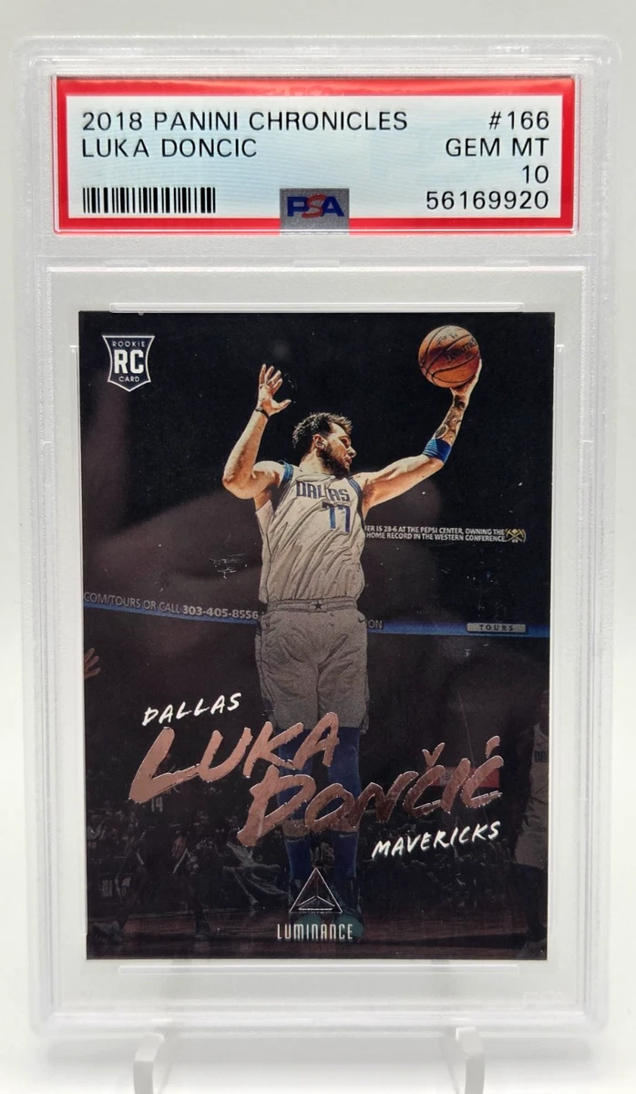 Luka Dončić 10 Graded Basketball Rookie Sports Trading Cards